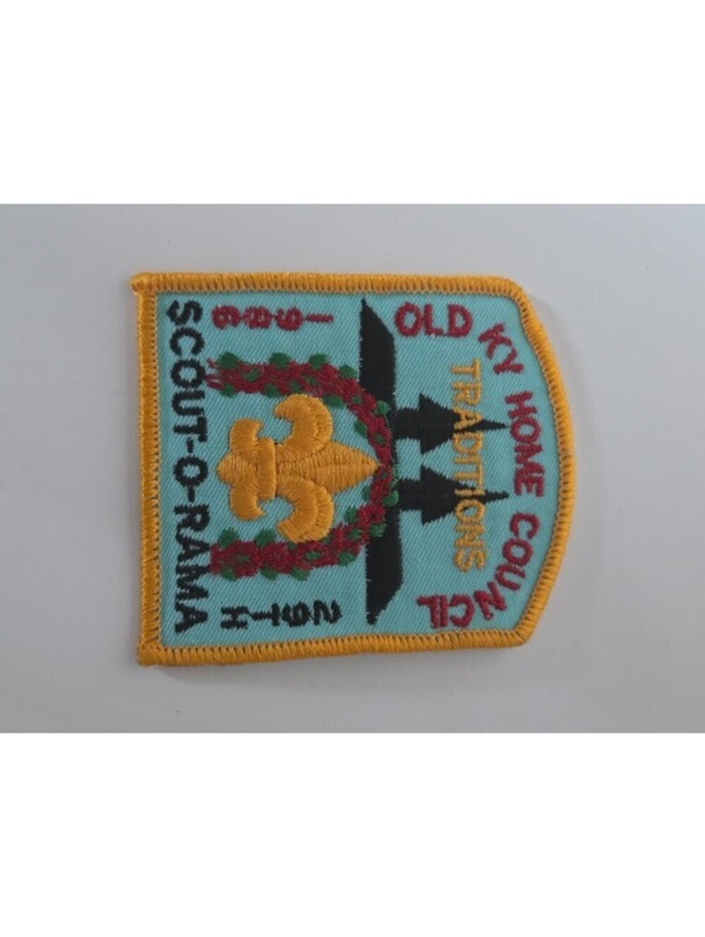1988 KY Home Council Scout-O-Rama Patch Boy Scouts Old Traditions Fleur-De-Lis
